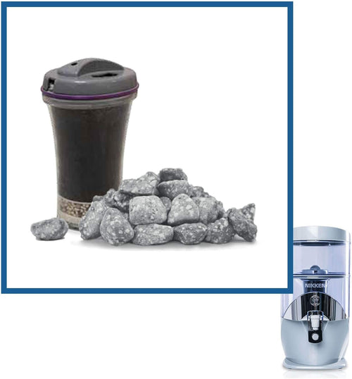 1 Filter Cartridge + 1 Mineral Stones Water Filter Replacement H6490