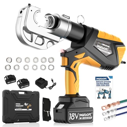 12Ton 6AWG-800MCM Rechargeable Hydraulic Crimping Tool V354754