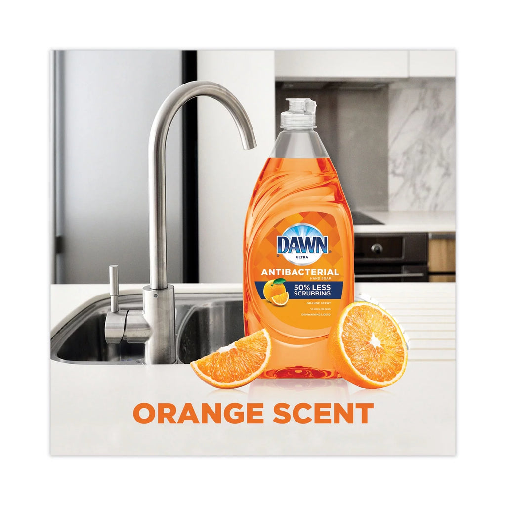 Antibacterial Dishwashing Liquid Orange Scent 38 oz F346