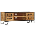 TV Cabinet with Drawers Solid Mango Wood Y6299