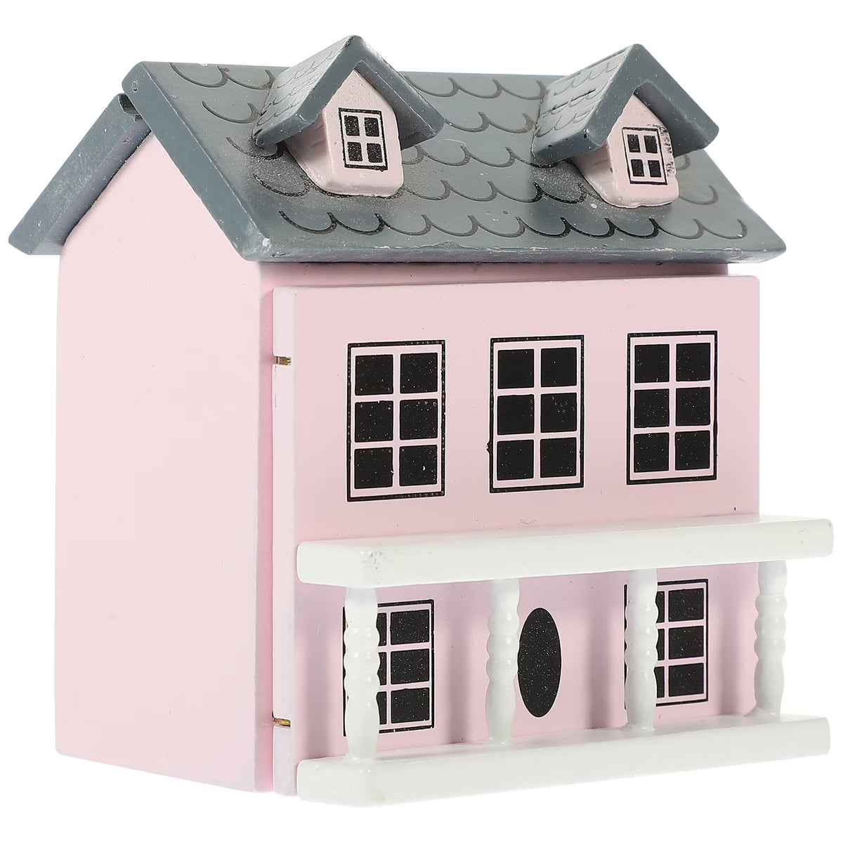 Miniature Wooden Doll House Villa J595954