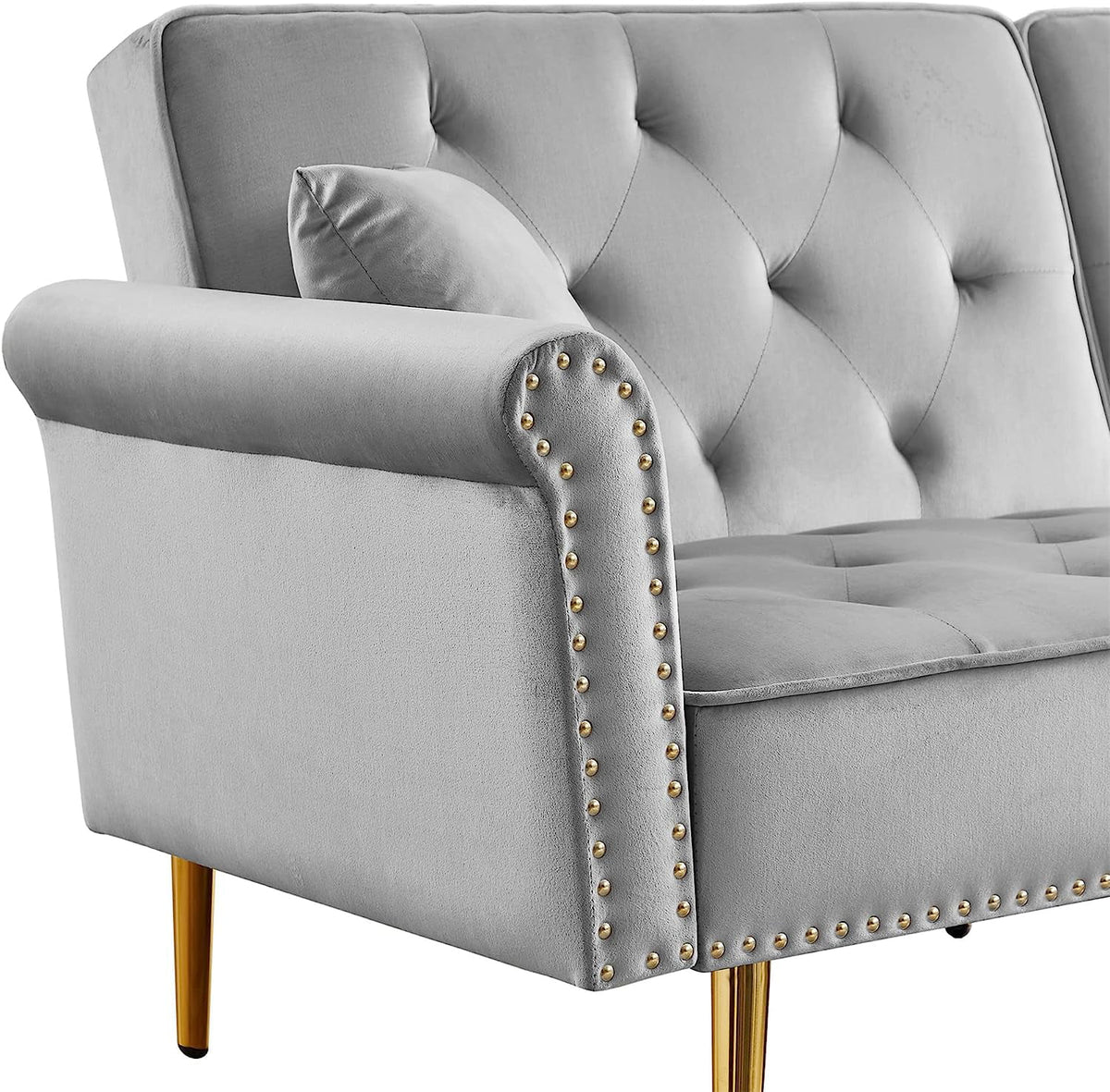 L-Shaped Sectional Sofa with Recliner and Movable Ottoman H19895