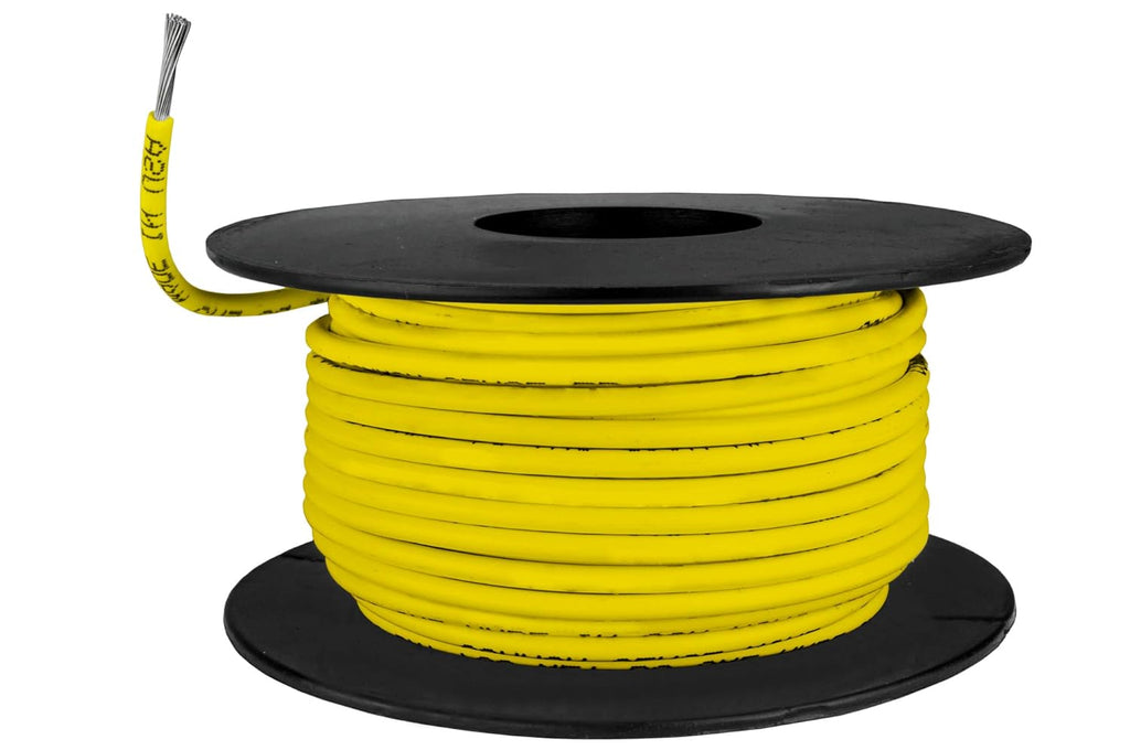 Tinned Copper Marine Wire - 2 x 100 Feet (200 Feet Total) - Yellow K9343