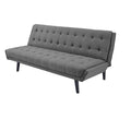 Grey Tufted Fabric Sofa Bed S485309