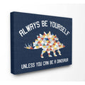 Blue Dinosaur Canvas Art U435