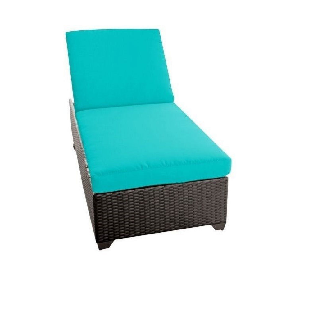 4 Piece Patio Sofa Set with Lounger and Ottoman N696