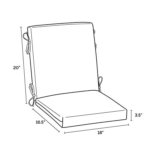 Rain-Proof Fade Resistant Outdoor Chair Cushion F237
