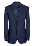 Tailored Fit Solid Navy Wool Suit B5604