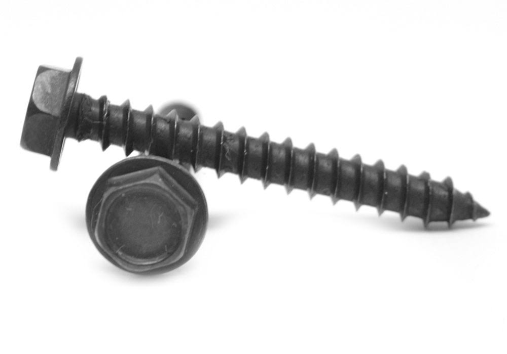 Black Oxide Hex Washer Head Sheet Metal Screw Q857