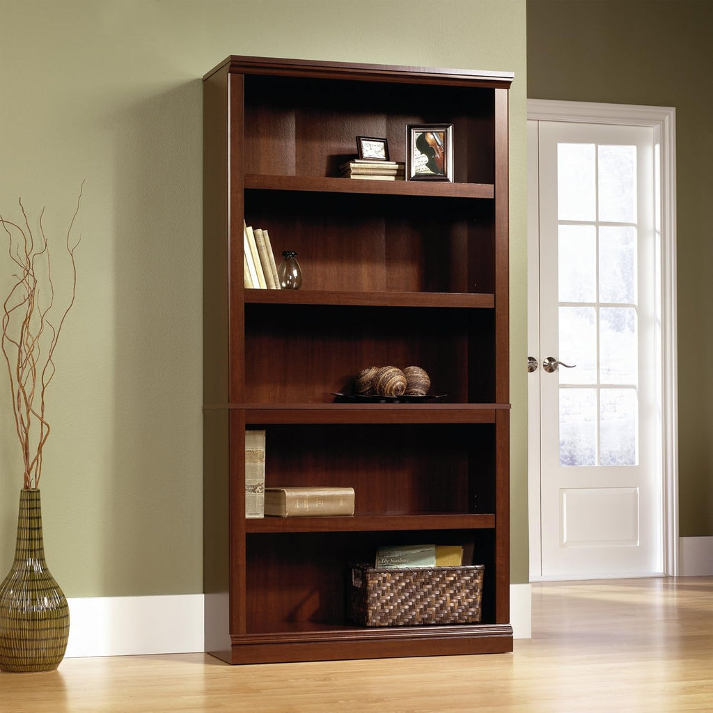 5-Shelf Bookcase, Cherry finish T16264