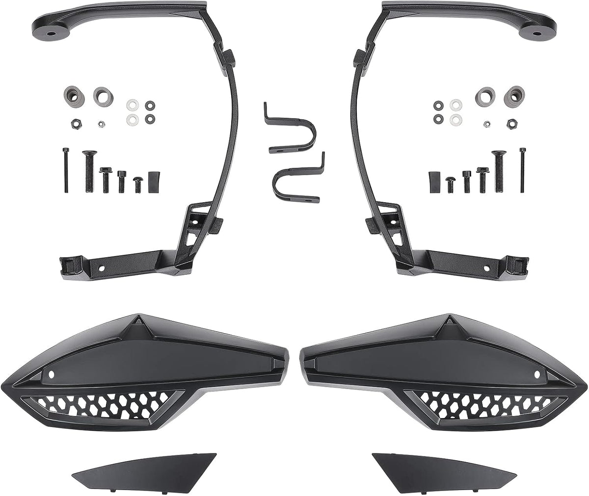 ATV HandGuard and Wind Deflector Kit with Mounting Straps K679770