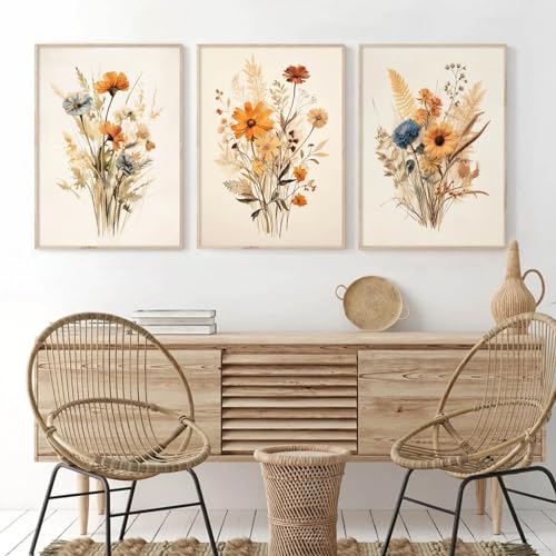 Sage Green Forest Canvas Wall Art Prints Set of 3 12x16 Inch Unframed N674601