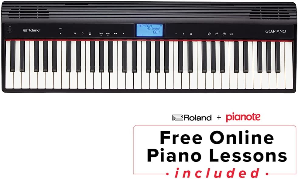 61-key Digital Piano Keyboard with Integrated Bluetooth Speakers P665098