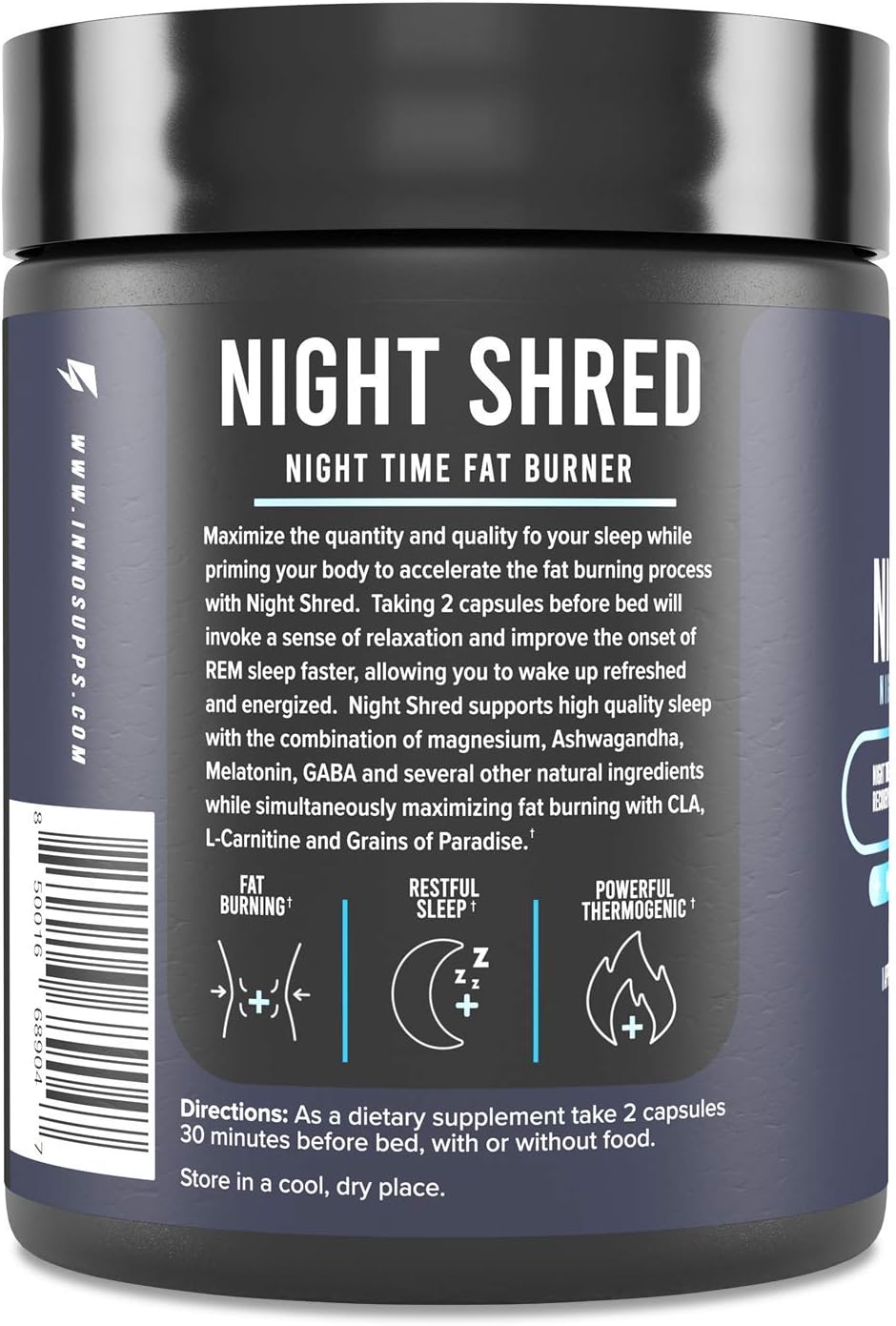 60 Vegetarian Capsules Nighttime Fat Burner V3729