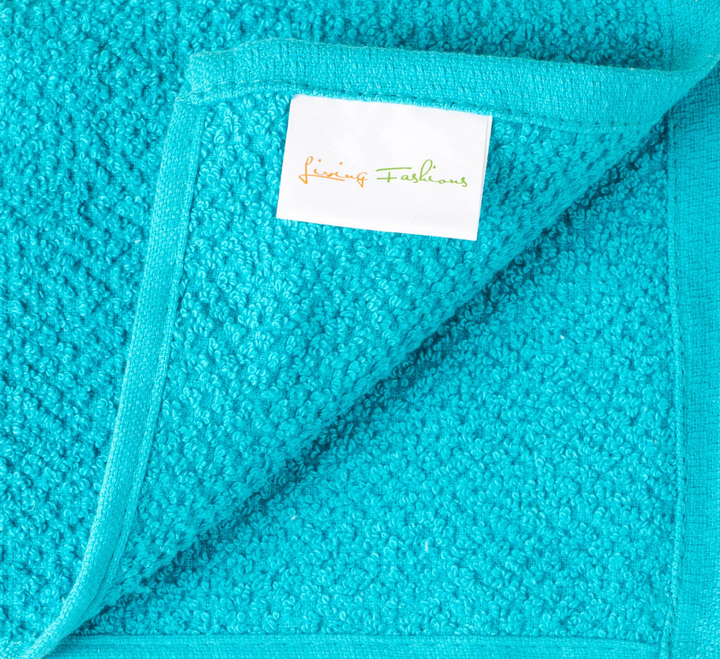 Set of 8 Popcorn Weave Washcloths 12 x 12 E210