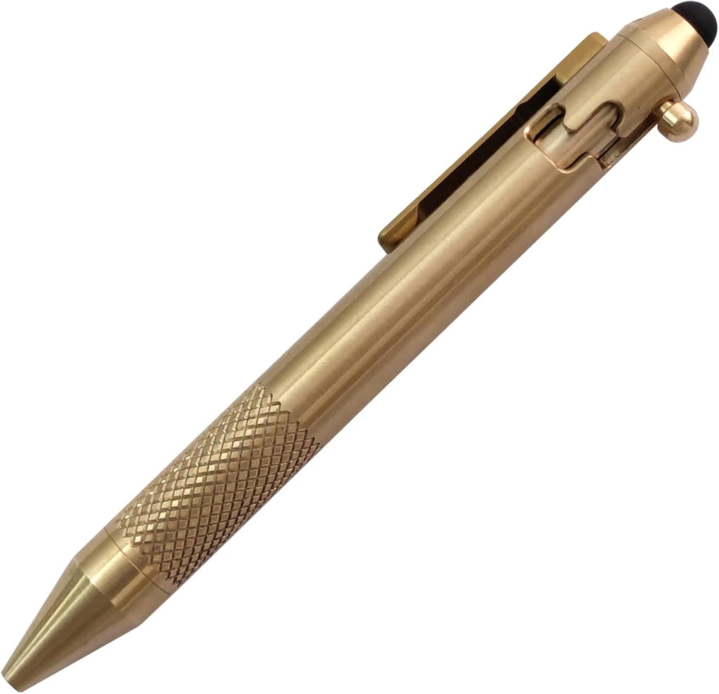 Titanium Bolt Action Pen with Pocket Clip U520723