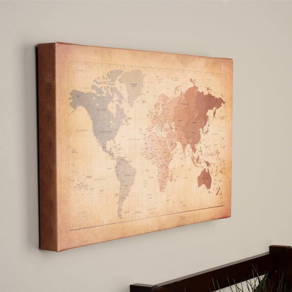 Map Canvas Art - 35 x 47 U79659