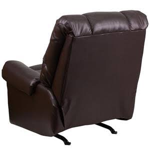 Burgundy Chenille Rocker Recliner T893480