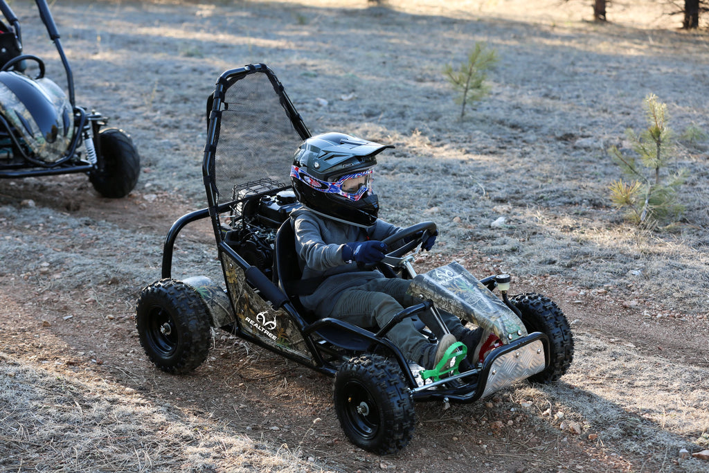 Gas Powered Camo Ride-On Go Kart W712