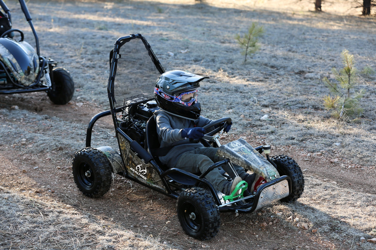 Gas Powered Camo Ride-On Go Kart W712