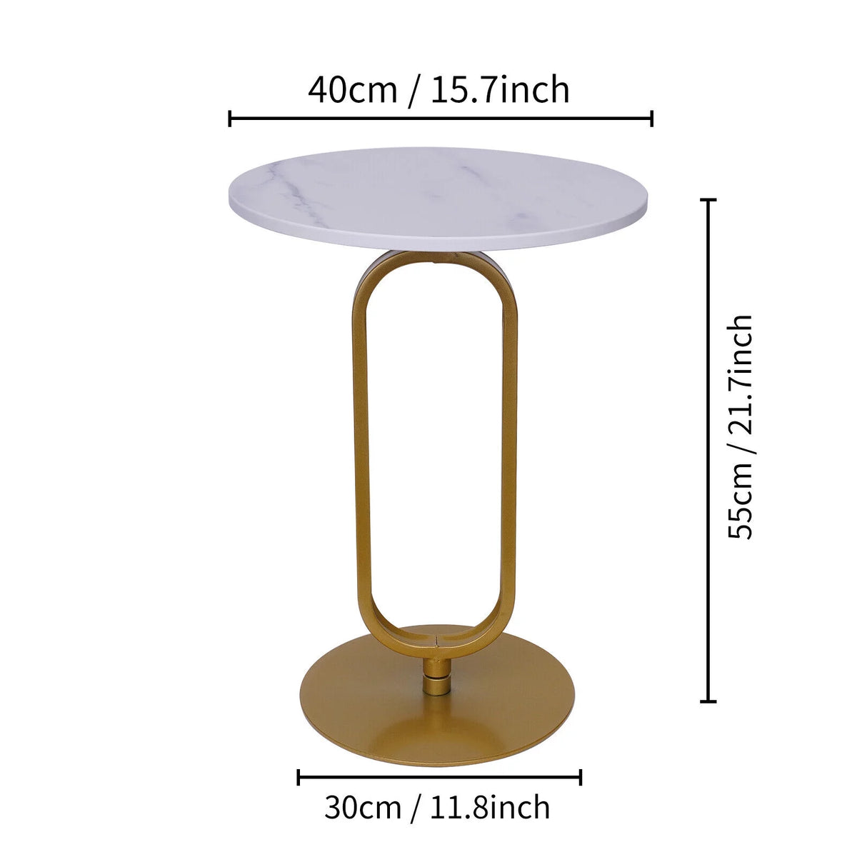 Metal & Marble Console Table H4447