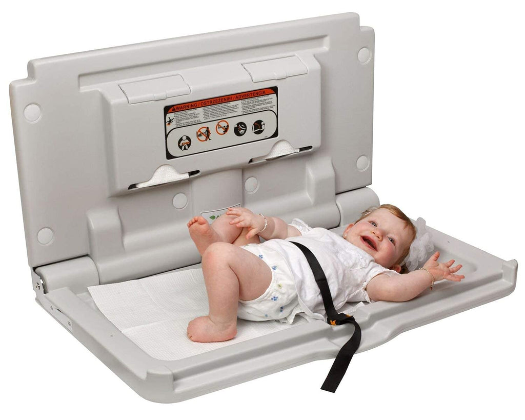 Wall Mounted Baby Changing Station with Safety Strap E751541
