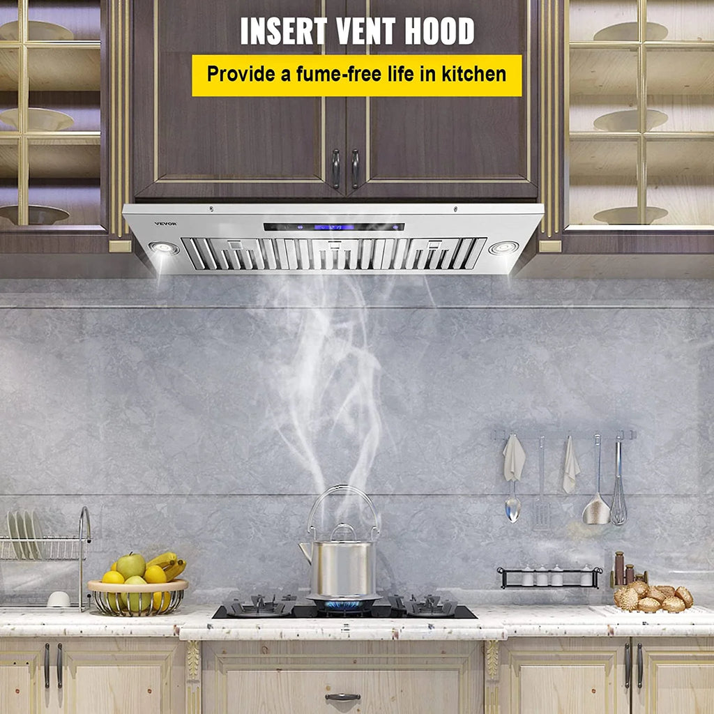 36 in. Stainless Steel Built-in Range Hood with Remote Control F514