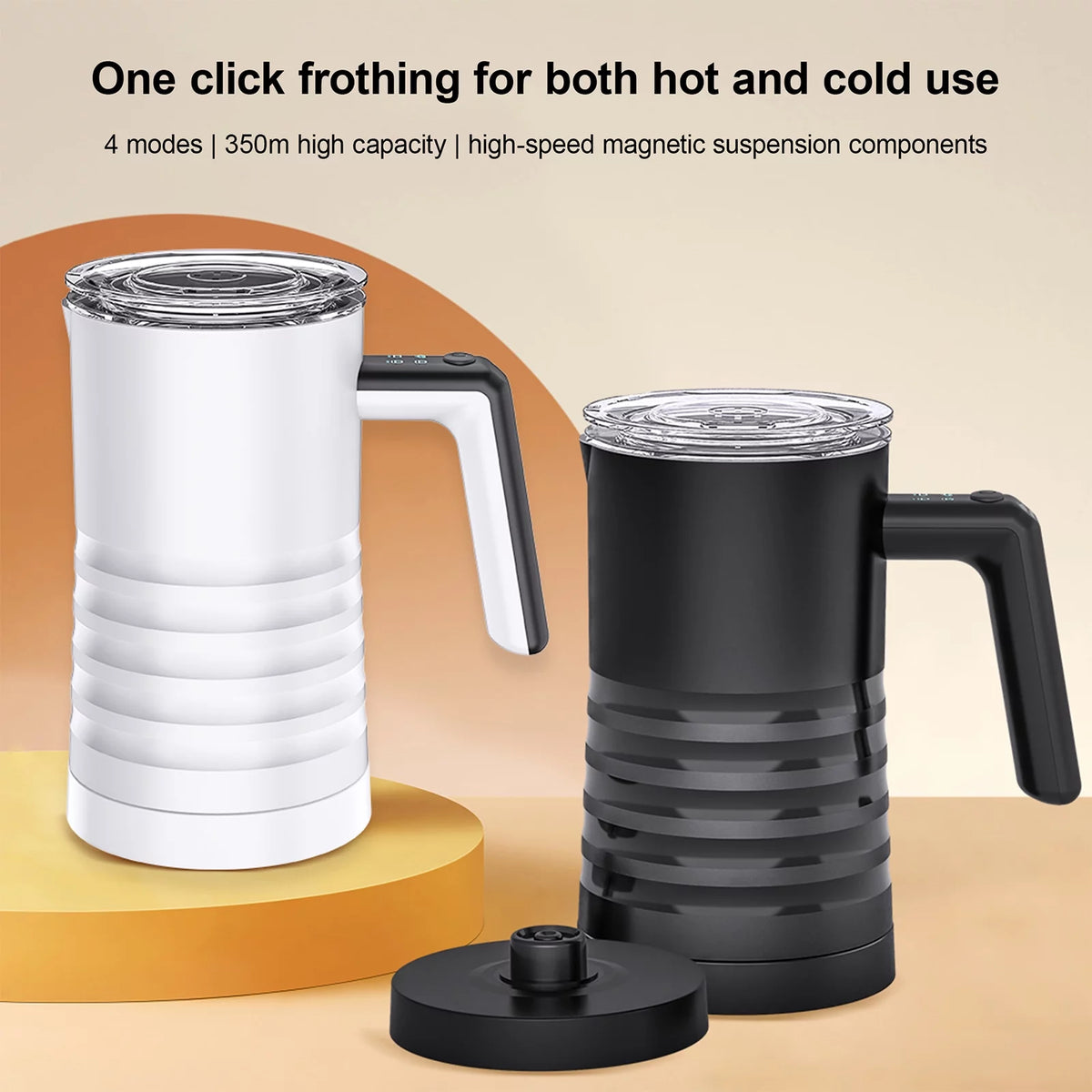 4 in 1 Electric Milk Frother Steamer 580ml Stainless Steel T331