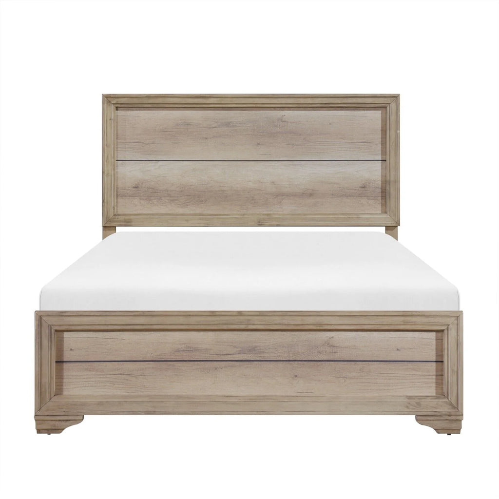 3pc Eastern King Size Bed and Two Nightstands Bedroom Set D26678