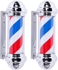 2 Packs 28'' LED Barber Pole Light, Red White Blue LED Strips V933