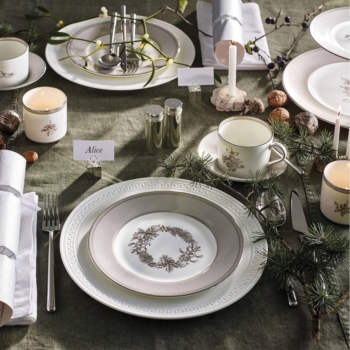 Winter White Salad Plate Set of 4 F21552