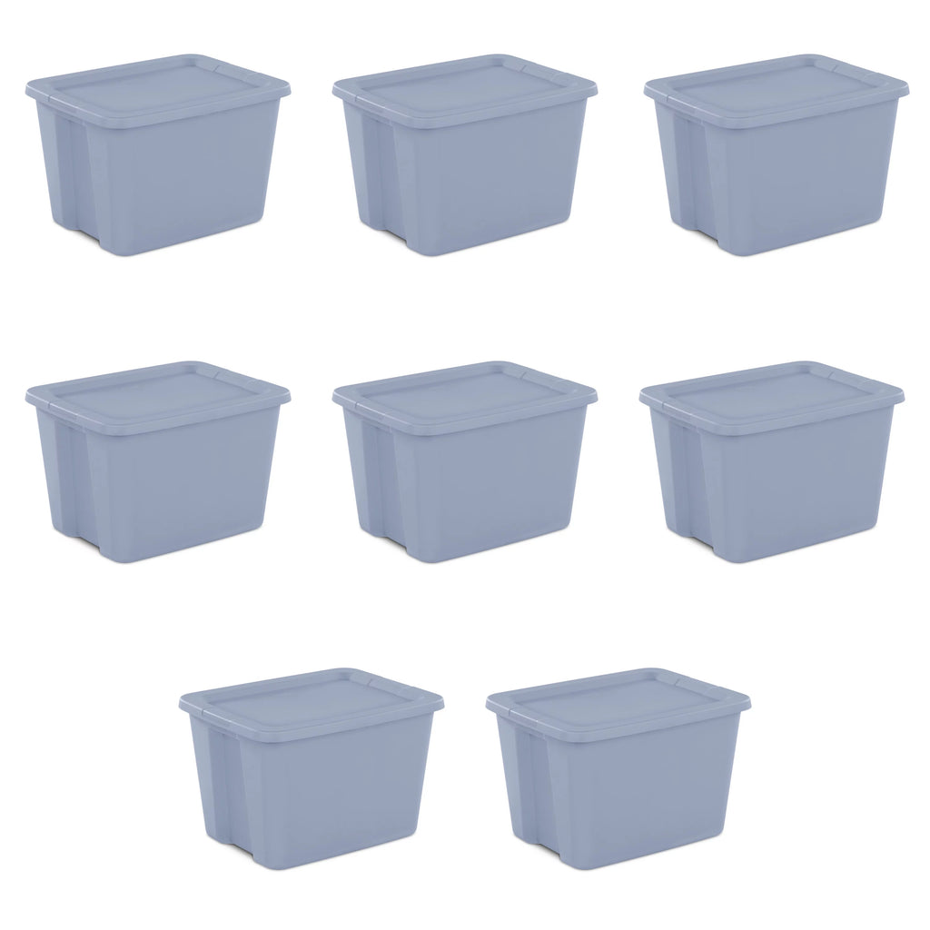 18 Gallon Plastic Tote Box, Set of 8 G27781