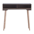 Modern Wood Console Table in Weathered Walnut Z450
