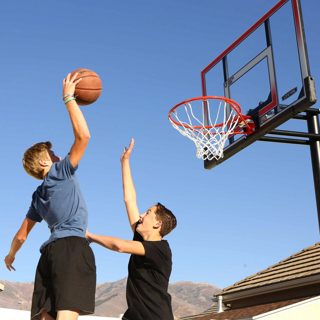 Adjustable Inground Basketball Hoop 50 inch Polycarbonate G1043