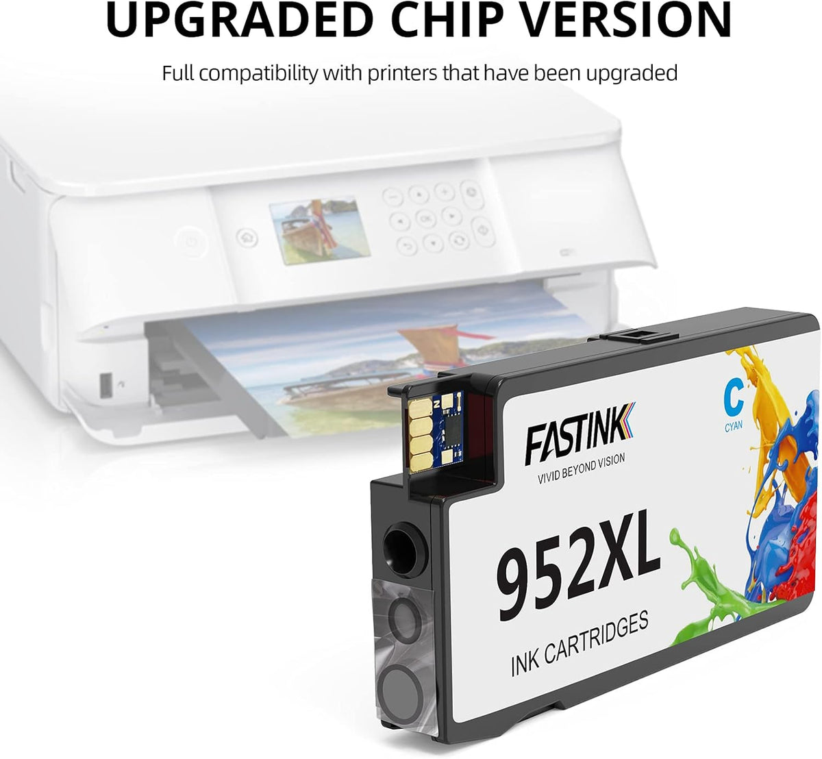 Compatible HP 952xl Ink Cartridges Combo Pack, 1 Black 1 Cyan 1 Magenta 1 Yellow, Pack of 2 J935741