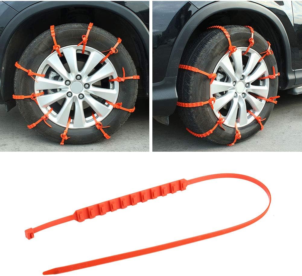 20Pcs Anti-skid Nylon Tyre Chains with 1 Pair of Gloves K4527