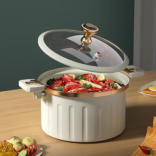 8L Non-stick Enamel Micro Pressure Cooker N3876