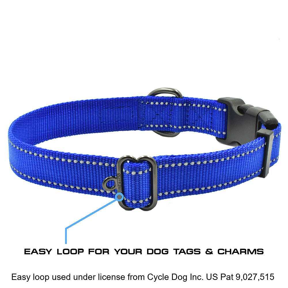 Reflective Nylon Dog Collar S37471