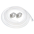 Silicone Rubber Tubing 12mm ID 18mm OD 10ft Clear with Clamp Z332