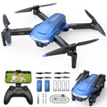 FPV Drone with Camera 1080P and 2 Batteries, Mini Foldable RC Quadcopter X479