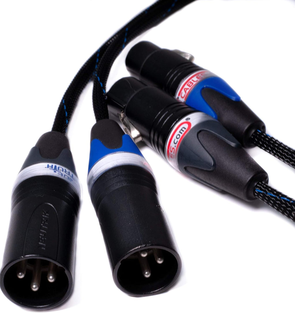 Balanced XLR Cables Stereo Pair 1.5 Feet K17525