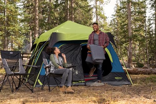 Coleman Camping Tent with Instant Setup, 4/6/8/10 Person Weatherproof Tent with Double-Thick Fabric and Carry Bag S7840