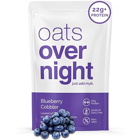 Plant Based Blueberry Cobbler High-Protein Low-Sugar Gluten-Free 2.6oz per Pack X1465