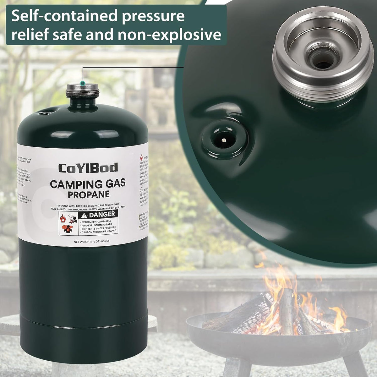 1LB 16 oz Propane Cylinder Tank P162