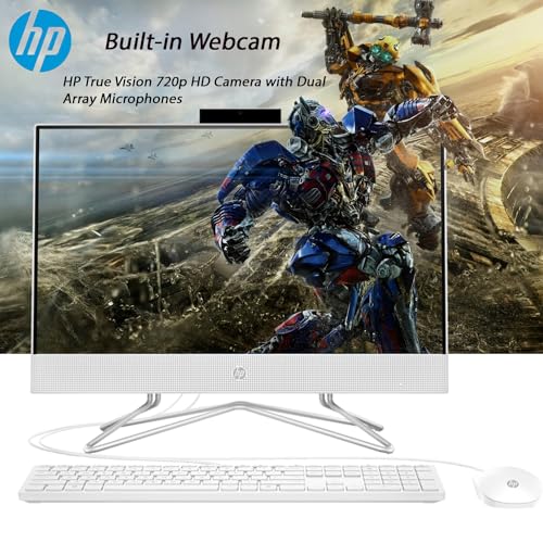 21.5" FHD Display All-in-One Desktop Computer with 32GB RAM 1TB Storage Wired Keyboard Mouse Webcam RJ-45 Intel Dual-Core Processor Windows 11 Pro W218263