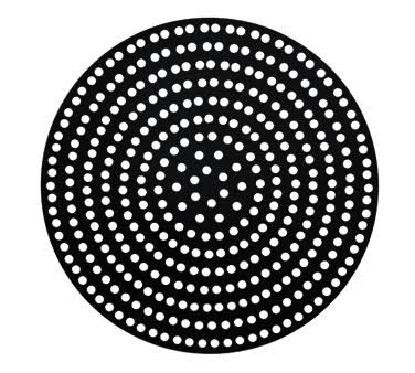 9 in Superperforated Pizza Disk U606