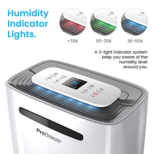 Compact Electric Mini Dehumidifier, 2200 Cubic Feet J729