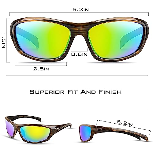 Polarized Sport Sunglasses, Wrap Sunglasses R269