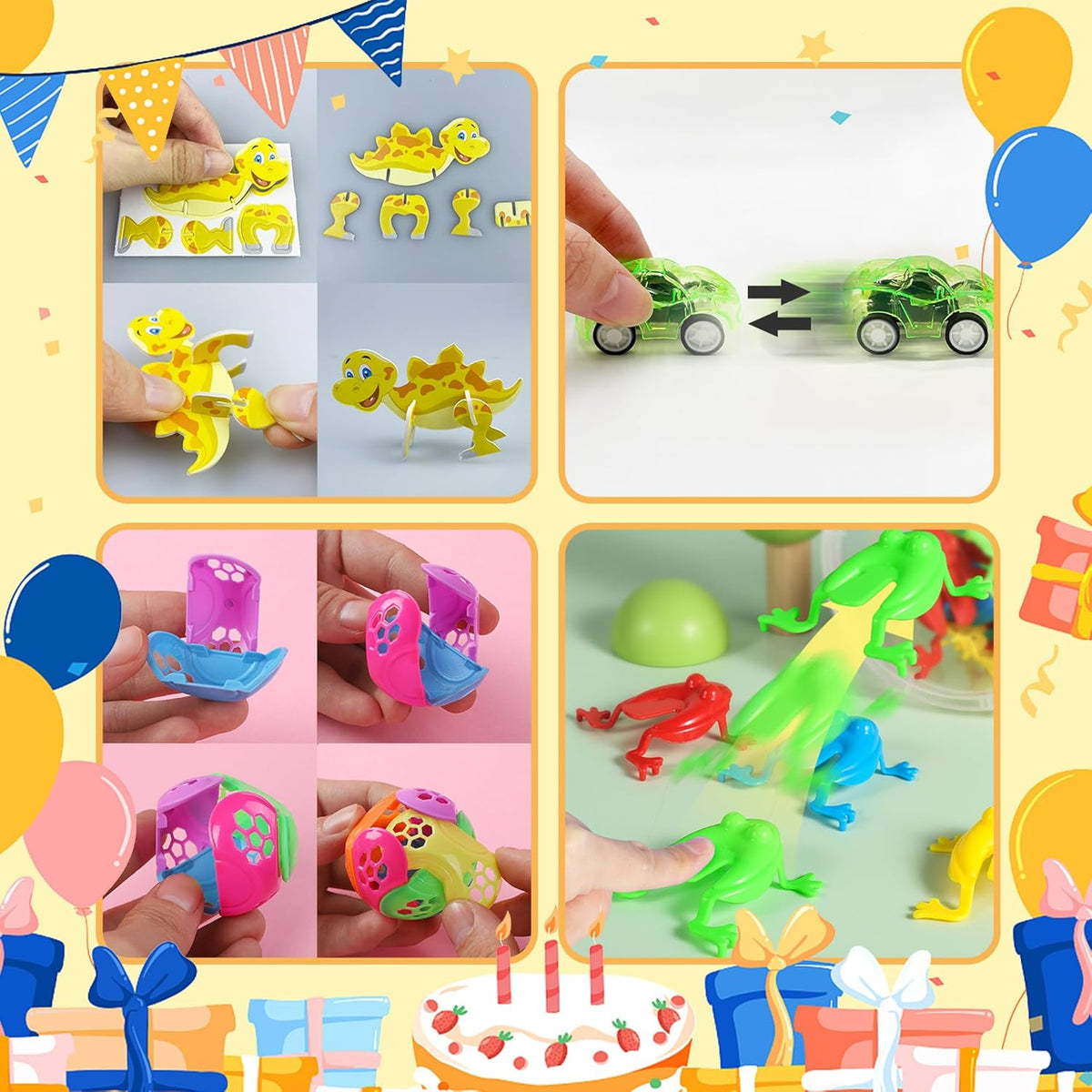 62PCS Party Favors Toy Assortment Bulk Toys F914516