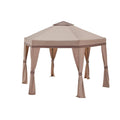 Beige Cream Gazebo Canopy I25391